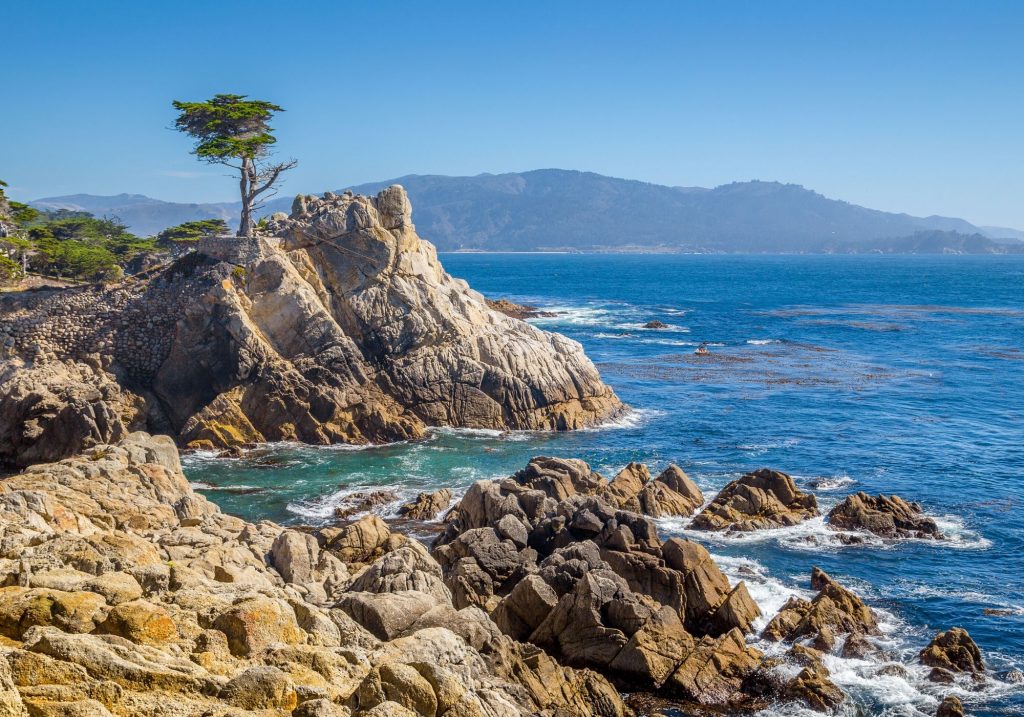 View of ocean and cliffs _17 mile drive 