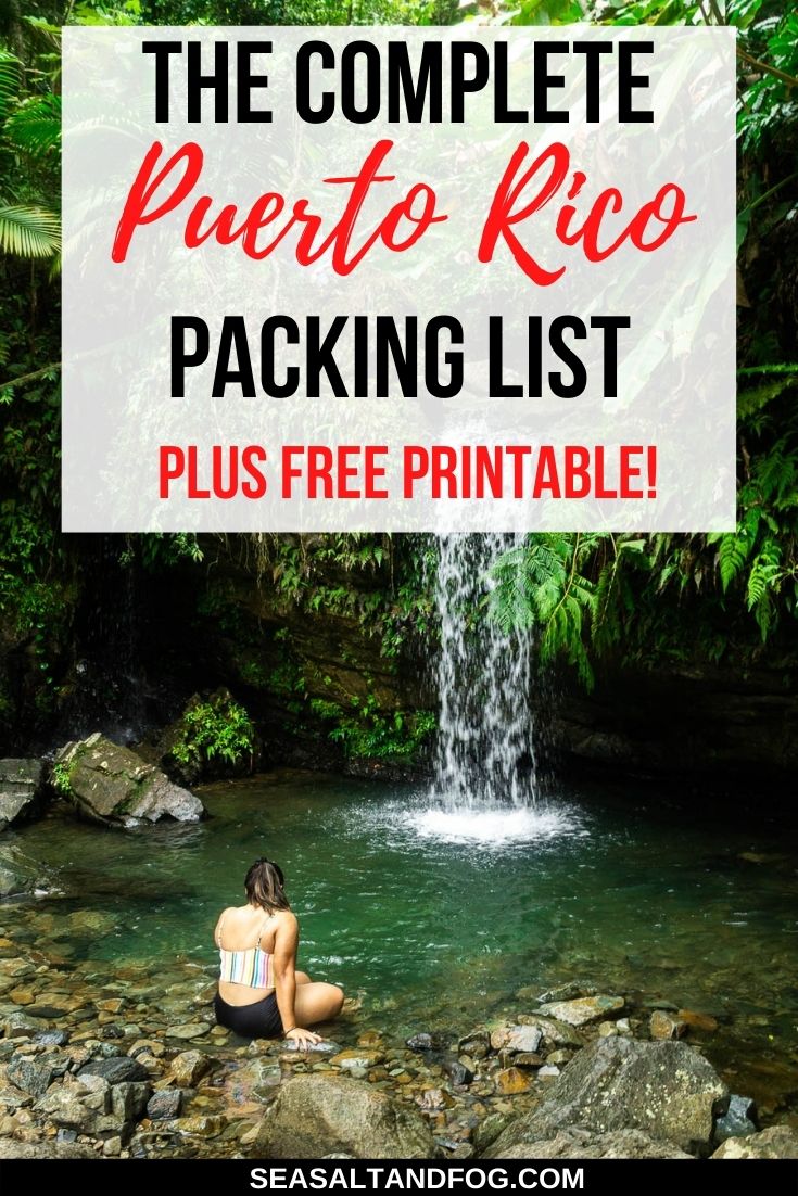 puerto rico travel checklist